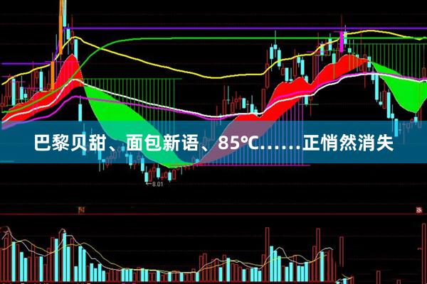 巴黎贝甜、面包新语、85℃……正悄然消失